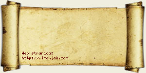 Žaklina Karamarković vizit kartica